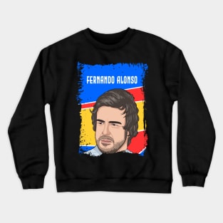 Fernando Alonso Illustration Tribute Crewneck Sweatshirt